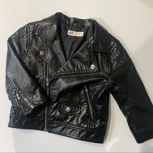 H&M Girls Leather Jacket